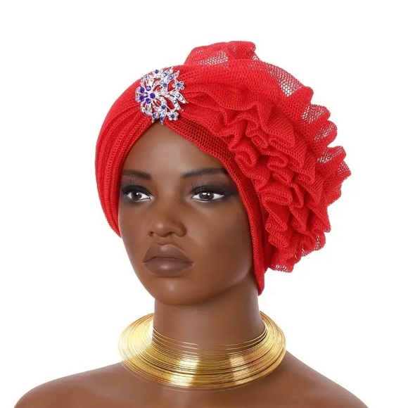 Beige  Rhinestone headwear - Picture 5 of 11